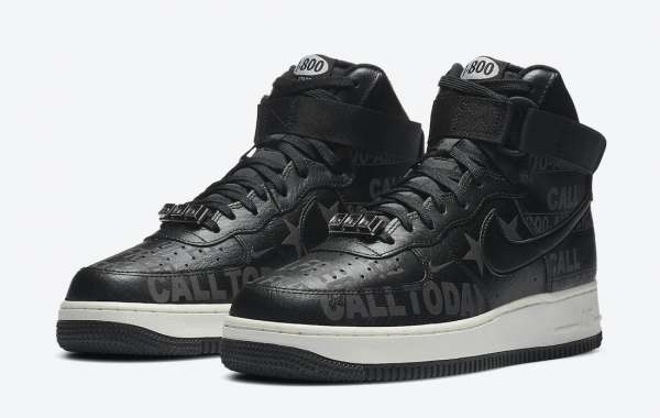 These incomprehensible AF1s are a little cool!Nike Air Force 1 High ’07 Premium “Toll Free”CU1414-001 Hot Sell