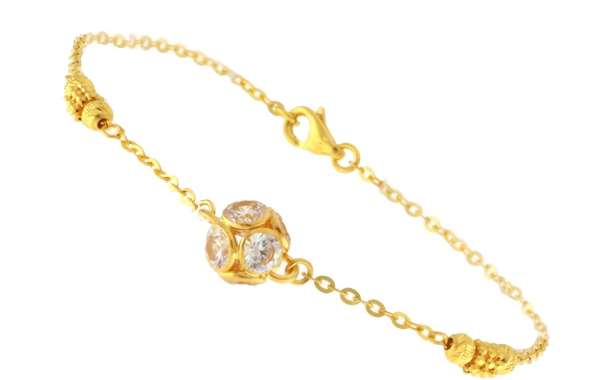 "Gilded Glamour: Embracing Sophistication with 22ct Gold Bracelets for Women"